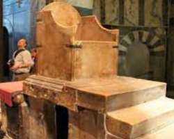 There is the throne of Charlemagne which is placed on the lower floor. The main point of wonder is that its appearance has not changed though it is he